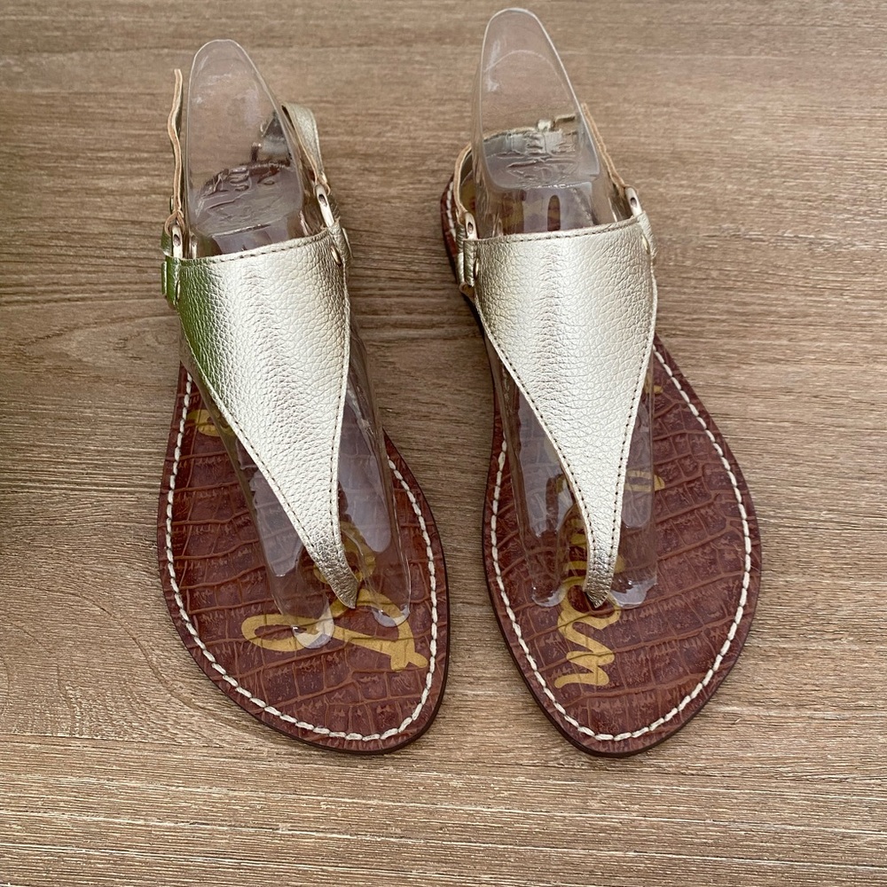 Sam Edelman • Greta Sandal • Metalic • Size 6